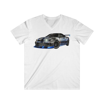 Nissan Fitted V-Neck Short Sleeve Tee