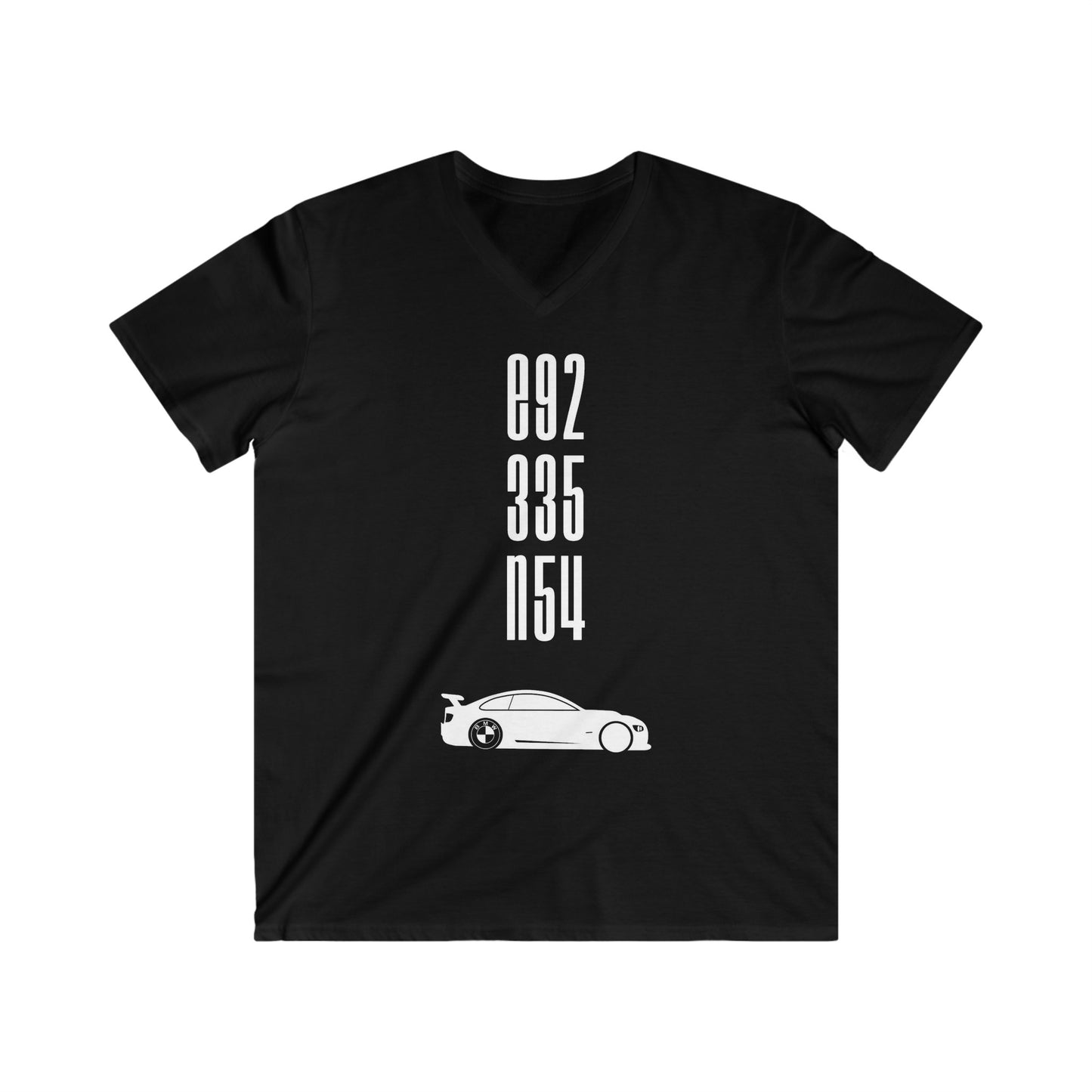 Men's Fitted V-Neck Short Sleeve Tee