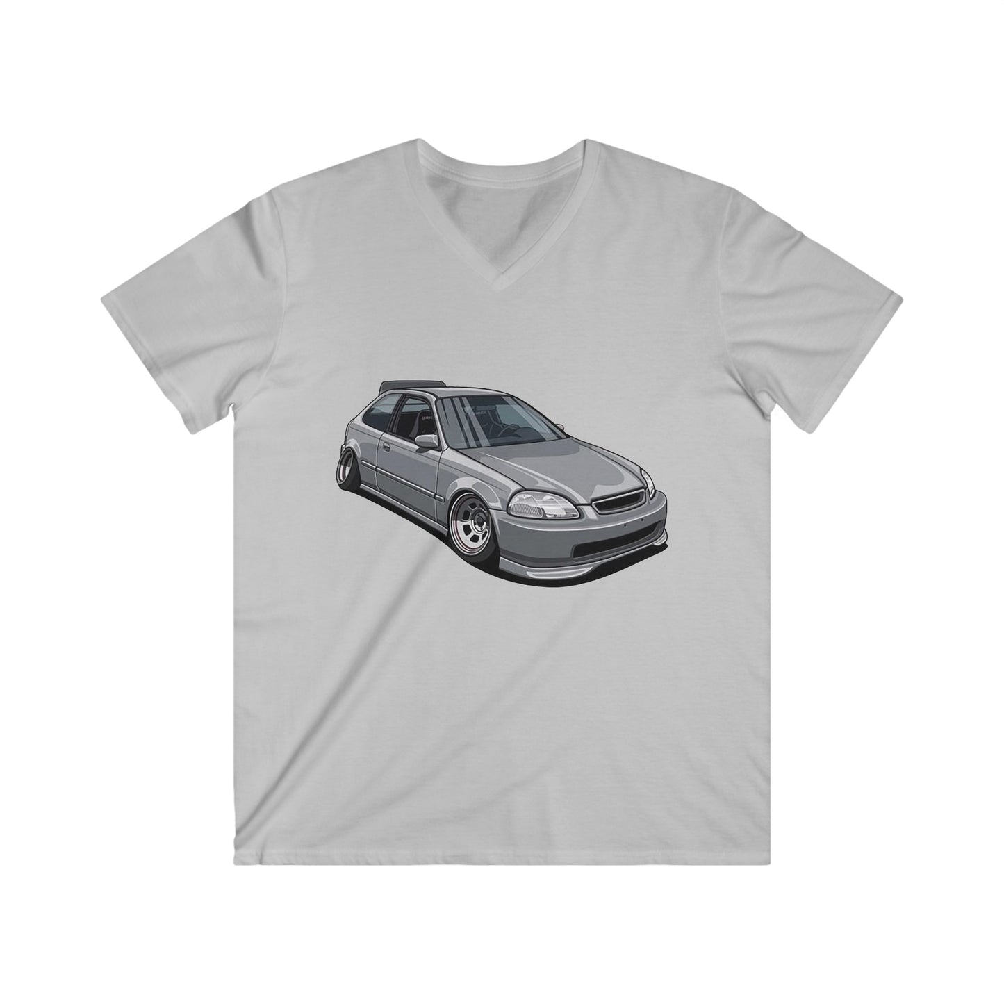 Honda Fitted V-Neck Short Sleeve Tee