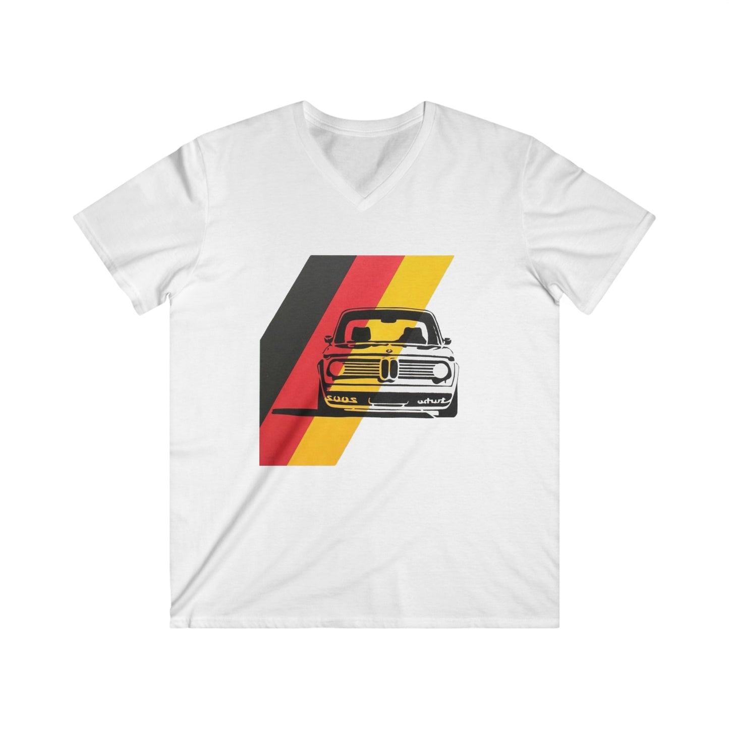 BMW Fitted V-Neck Short Sleeve Tee