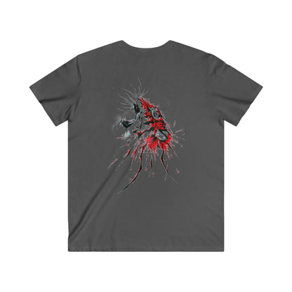 Custom Fitted V-Neck Short Sleeve Tee