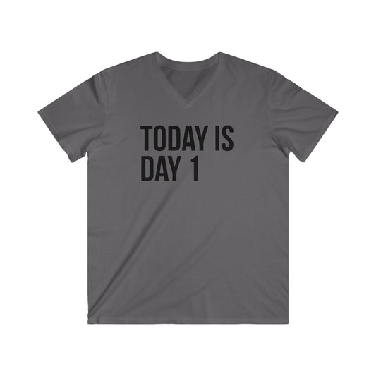 Custom Fitted V-Neck Short Sleeve Tee