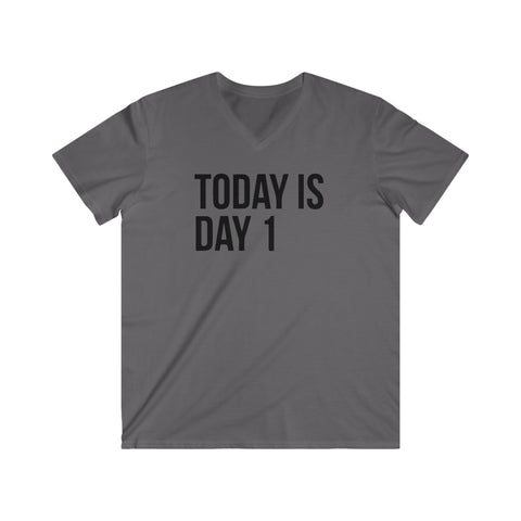 Custom Fitted V-Neck Short Sleeve Tee