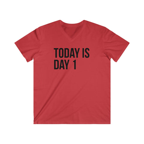 Custom Fitted V-Neck Short Sleeve Tee