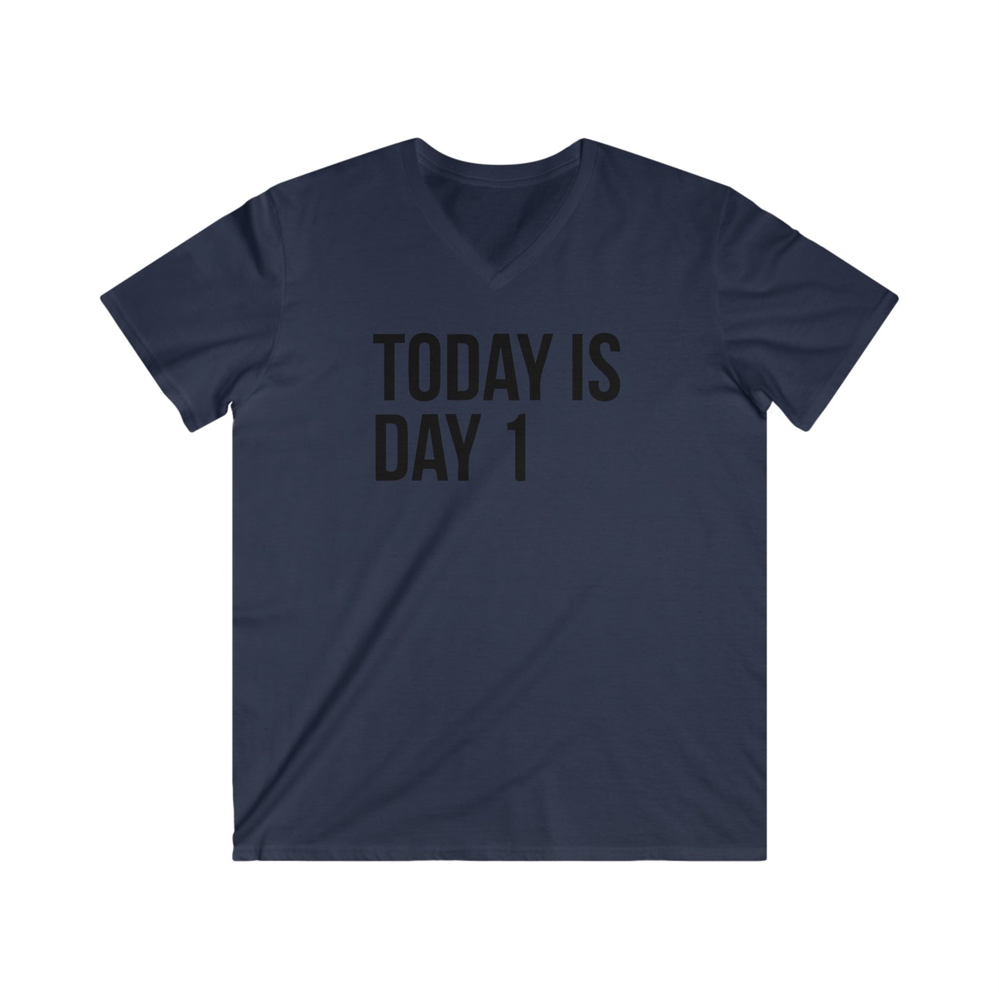 Custom Fitted V-Neck Short Sleeve Tee