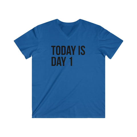 Custom Fitted V-Neck Short Sleeve Tee