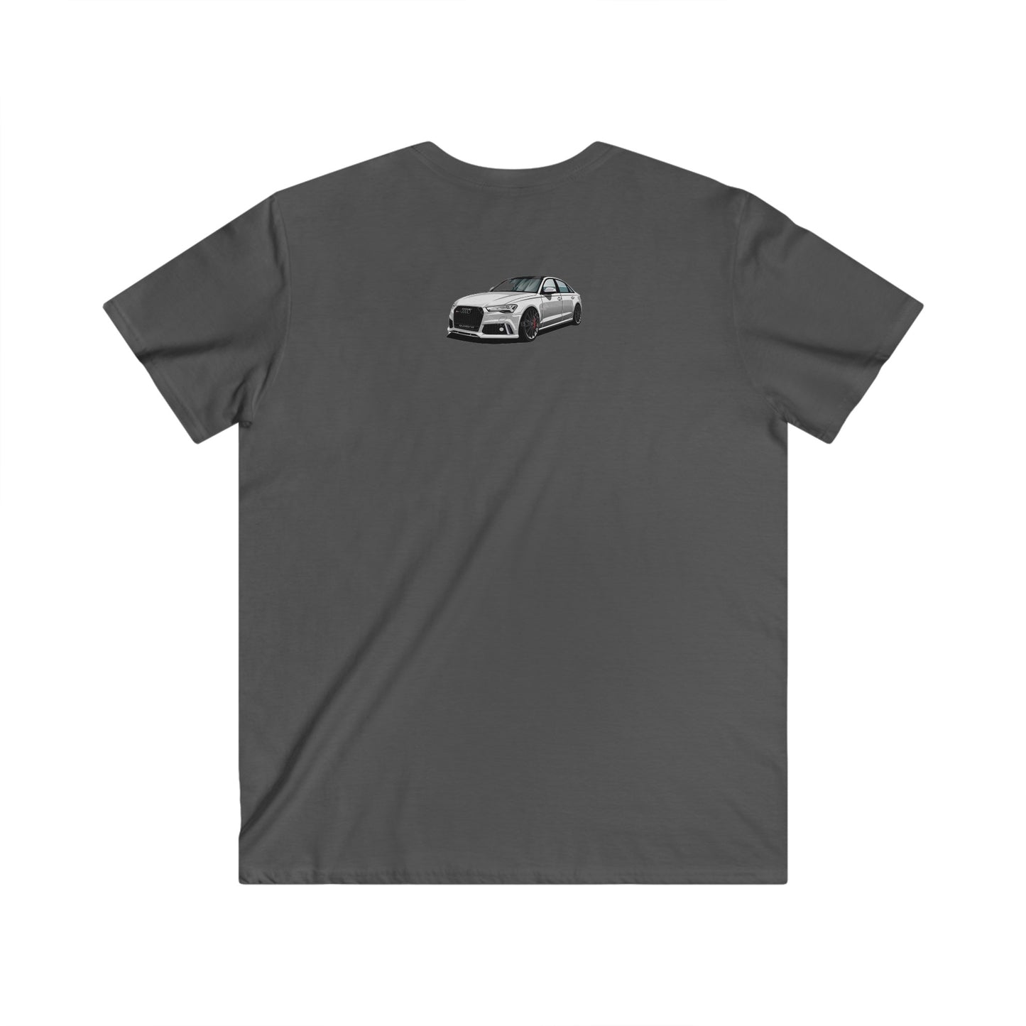Audi Fitted V-Neck Short Sleeve Tee