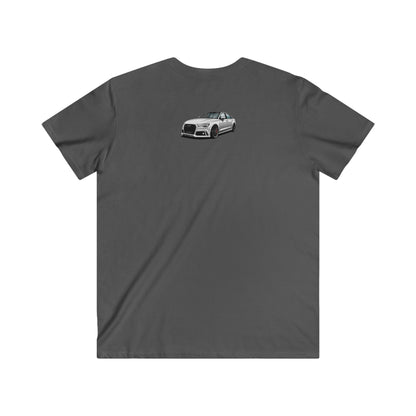 Audi Fitted V-Neck Short Sleeve Tee