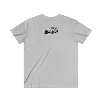 Audi Fitted V-Neck Short Sleeve Tee