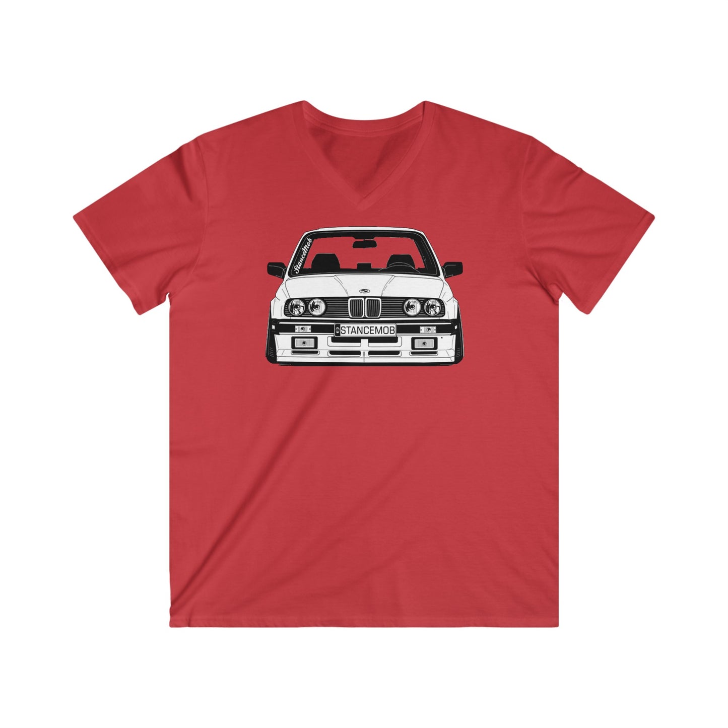 BMW Fitted V-Neck Short Sleeve Tee
