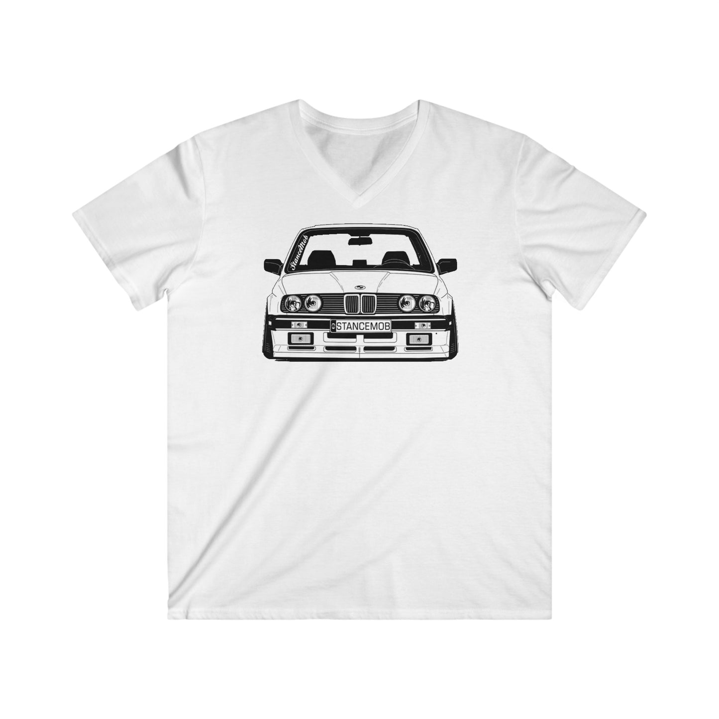 BMW Fitted V-Neck Short Sleeve Tee
