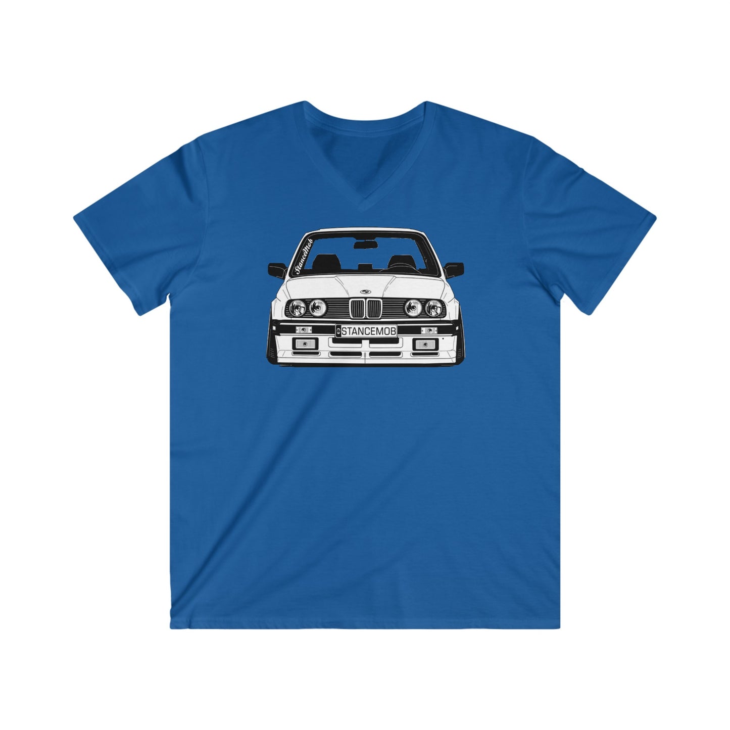 BMW Fitted V-Neck Short Sleeve Tee