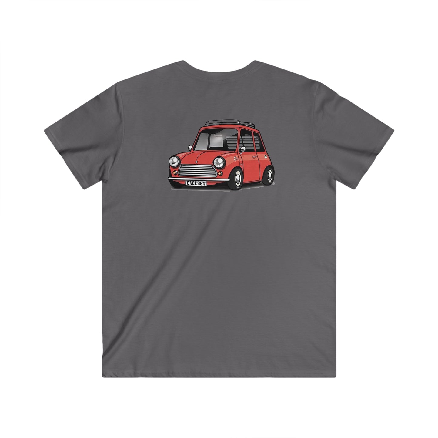 Mini Fitted V-Neck Short Sleeve Tee