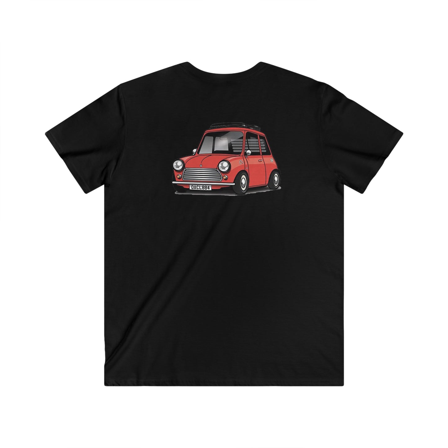 Mini Fitted V-Neck Short Sleeve Tee