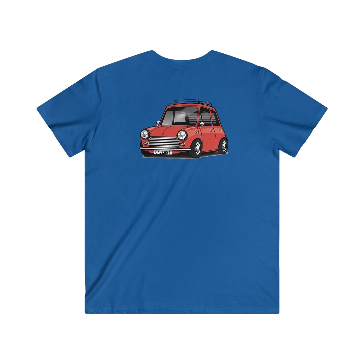 Mini Fitted V-Neck Short Sleeve Tee