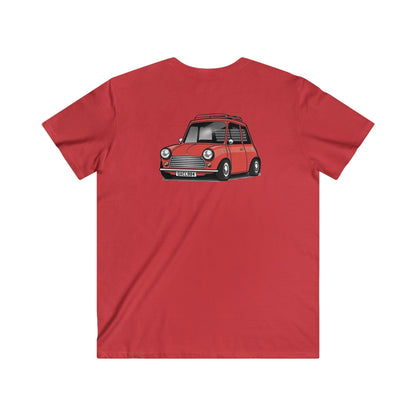 Mini Fitted V-Neck Short Sleeve Tee