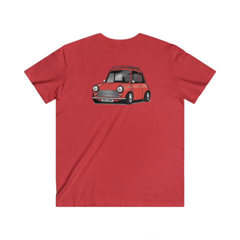 Mini Fitted V-Neck Short Sleeve Tee
