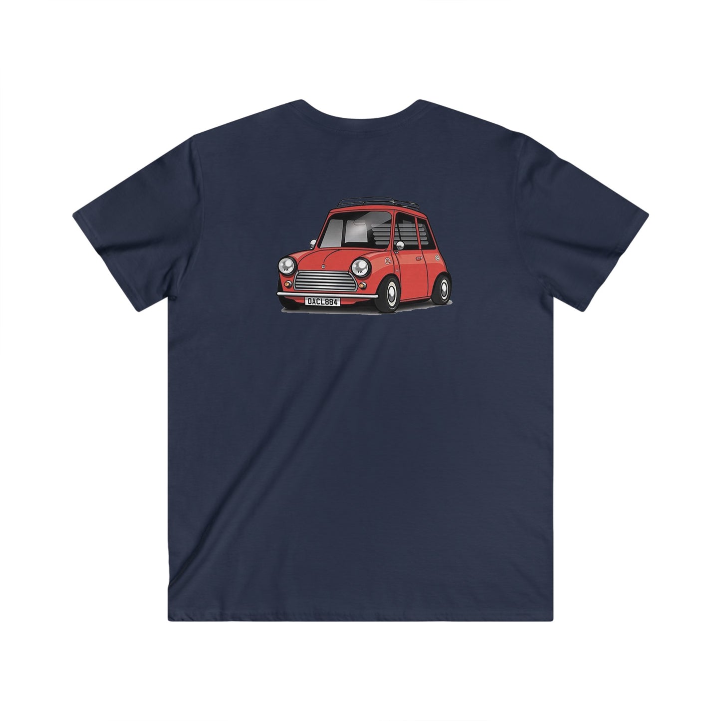 Mini Fitted V-Neck Short Sleeve Tee