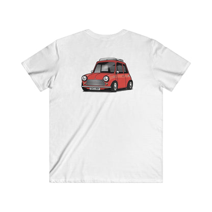 Mini Fitted V-Neck Short Sleeve Tee