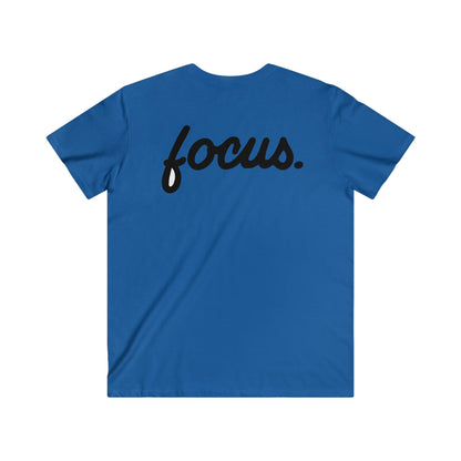 Custom Fitted V-Neck Short Sleeve Tee