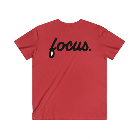 Custom Fitted V-Neck Short Sleeve Tee