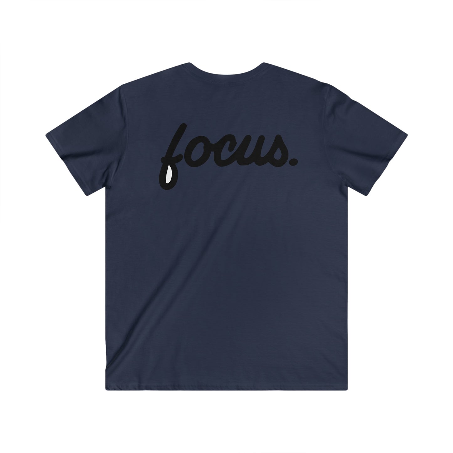 Custom Fitted V-Neck Short Sleeve Tee