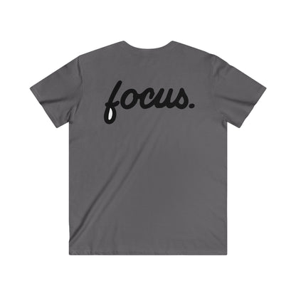 Custom Fitted V-Neck Short Sleeve Tee