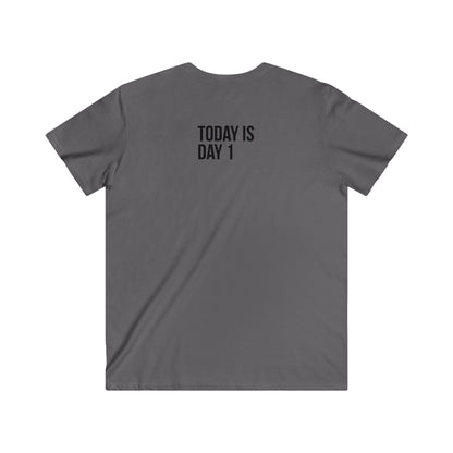 Custom Fitted V-Neck Short Sleeve Tee