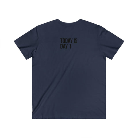 Custom Fitted V-Neck Short Sleeve Tee