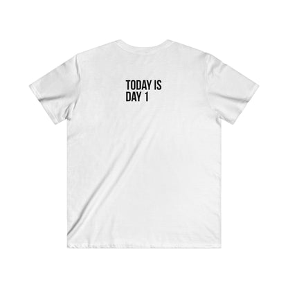 Custom Fitted V-Neck Short Sleeve Tee