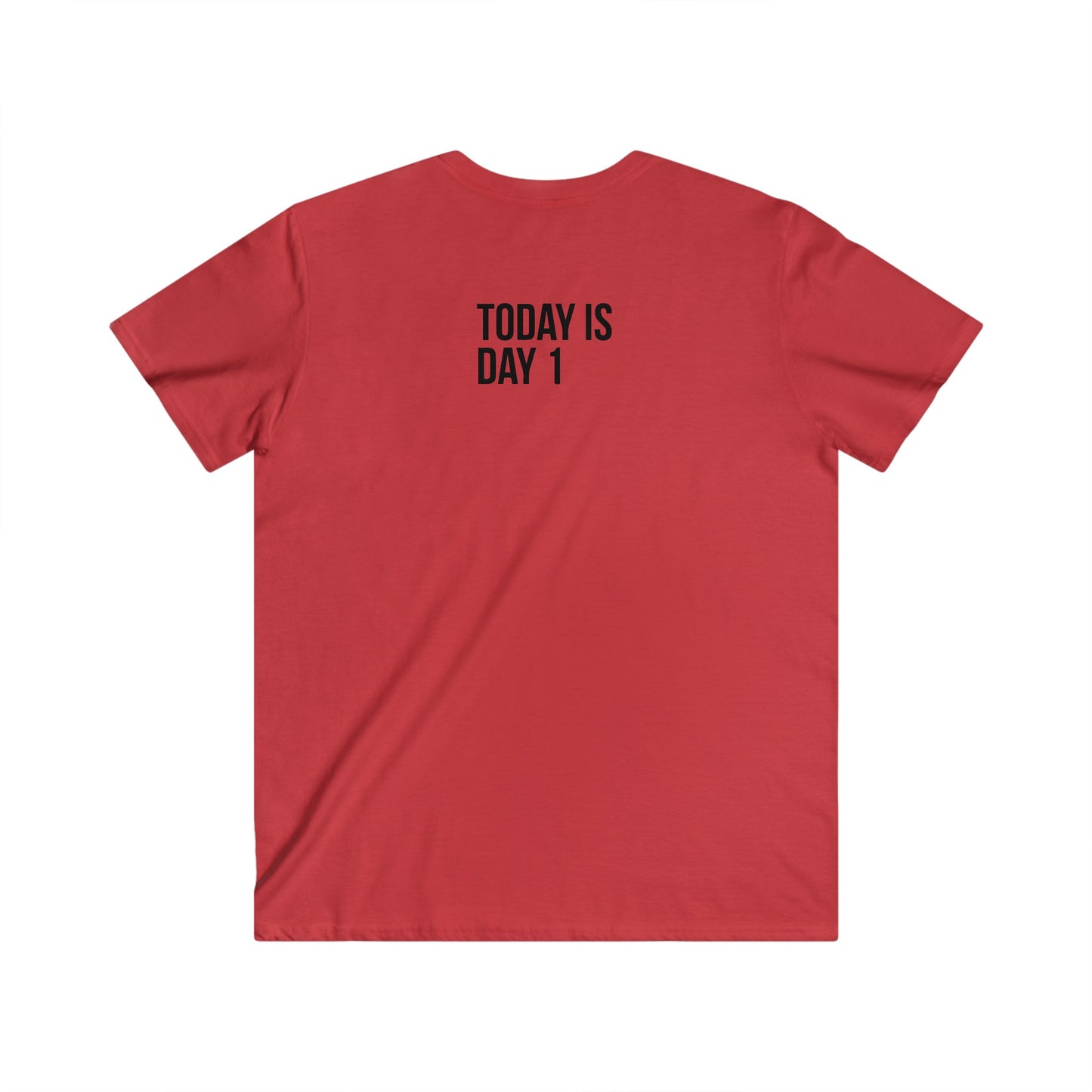 Custom Fitted V-Neck Short Sleeve Tee