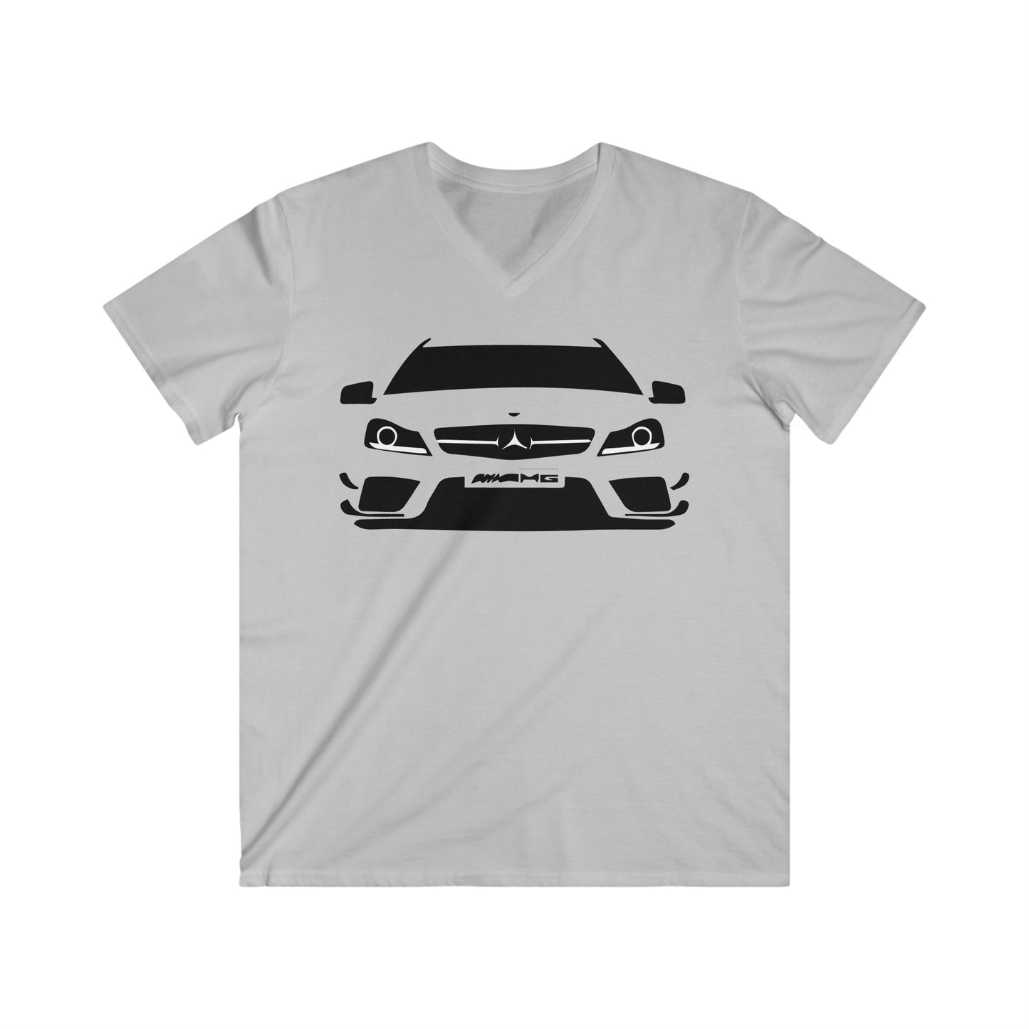 Mercedes Fitted V-Neck Short Sleeve Tee