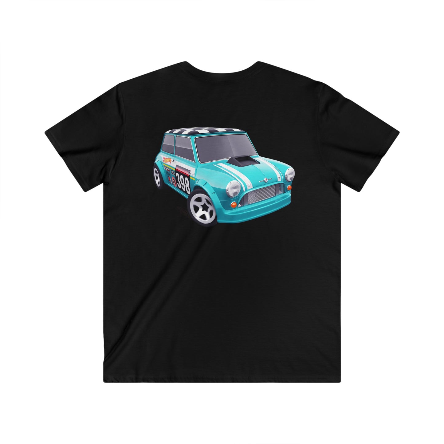 Mini  Fitted V-Neck Short Sleeve Tee
