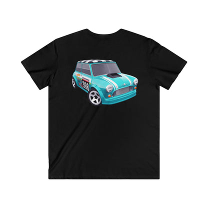Mini  Fitted V-Neck Short Sleeve Tee