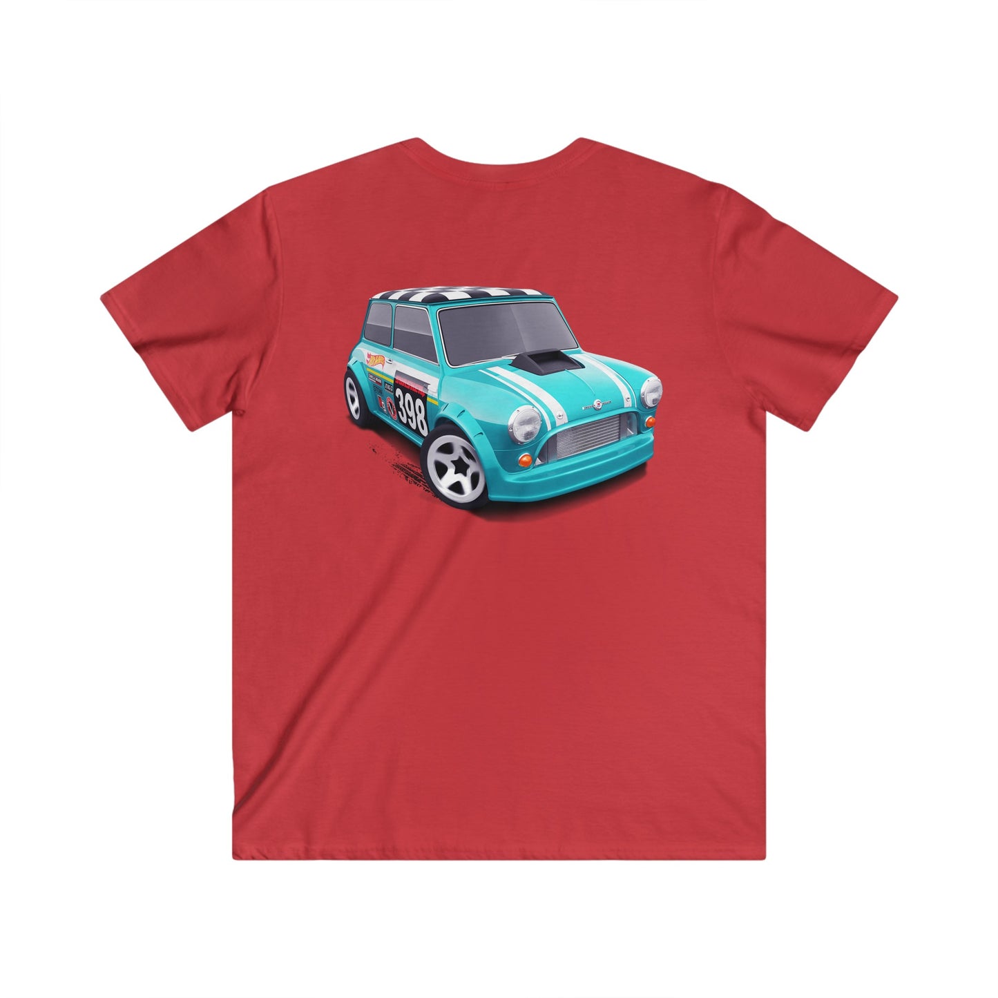 Mini  Fitted V-Neck Short Sleeve Tee