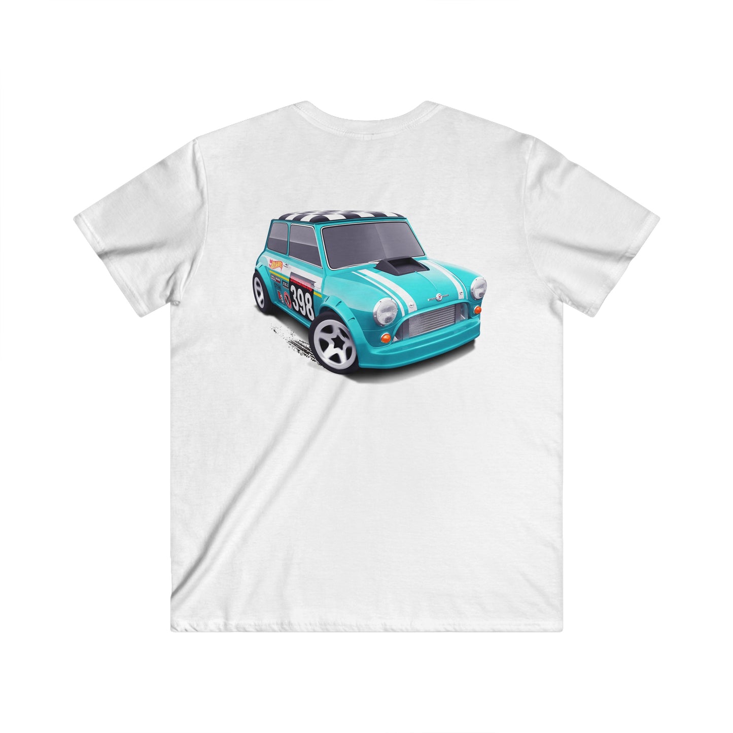 Mini  Fitted V-Neck Short Sleeve Tee