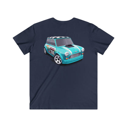 Mini  Fitted V-Neck Short Sleeve Tee