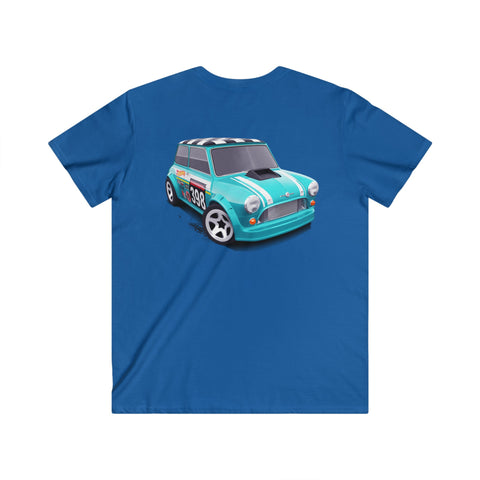 Mini  Fitted V-Neck Short Sleeve Tee