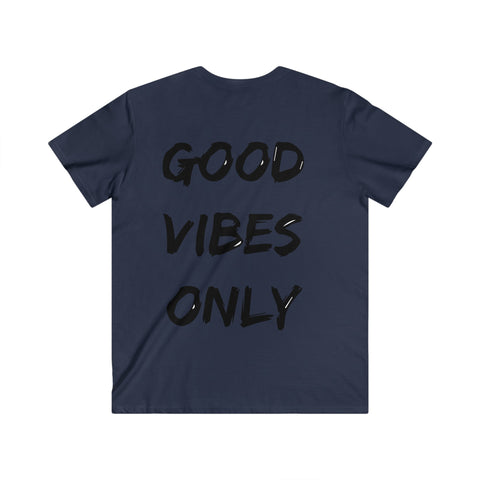 Custom Fitted V-Neck Short Sleeve Tee