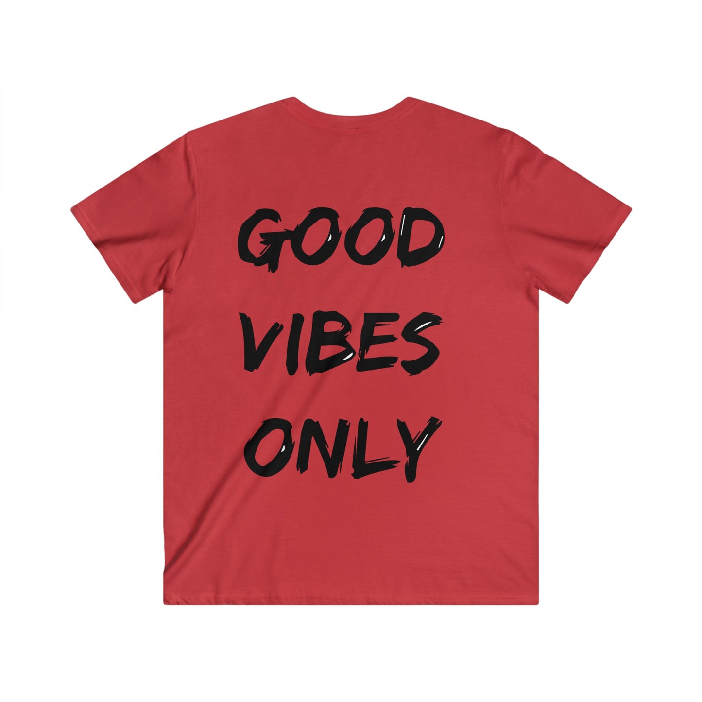 Custom Fitted V-Neck Short Sleeve Tee