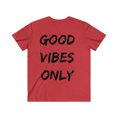 Custom Fitted V-Neck Short Sleeve Tee