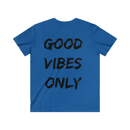 Custom Fitted V-Neck Short Sleeve Tee