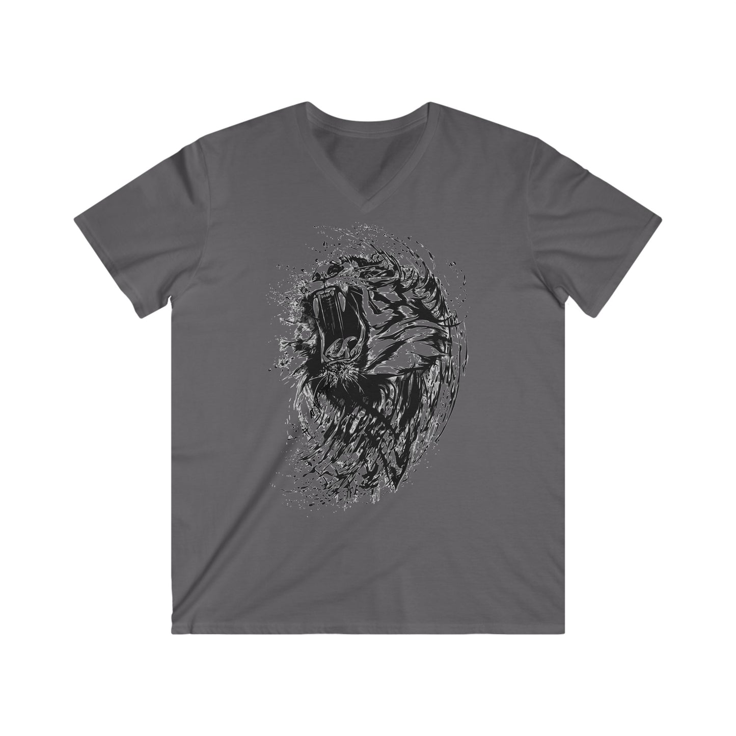 Custom Fitted V-Neck Short Sleeve Tee