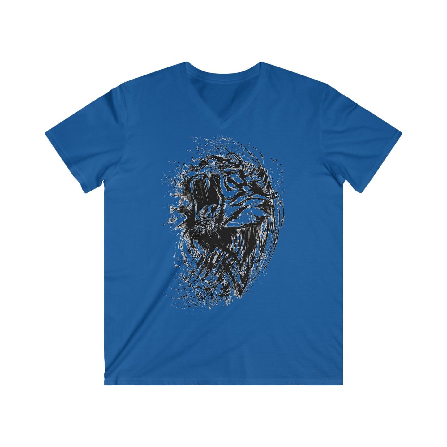 Custom Fitted V-Neck Short Sleeve Tee