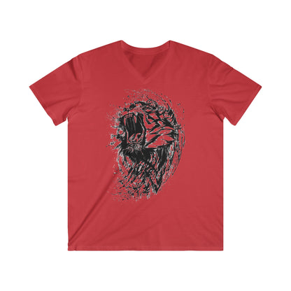 Custom Fitted V-Neck Short Sleeve Tee