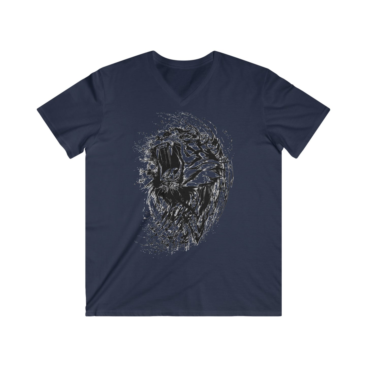 Custom Fitted V-Neck Short Sleeve Tee