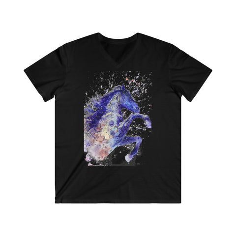 Custom Fitted V-Neck Short Sleeve Tee