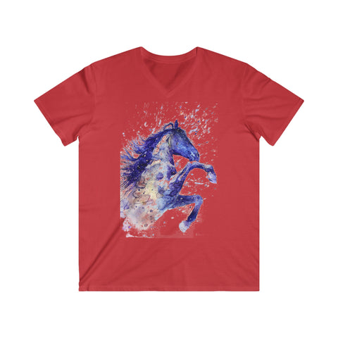 Custom Fitted V-Neck Short Sleeve Tee