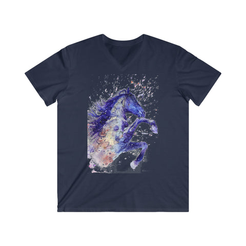 Custom Fitted V-Neck Short Sleeve Tee