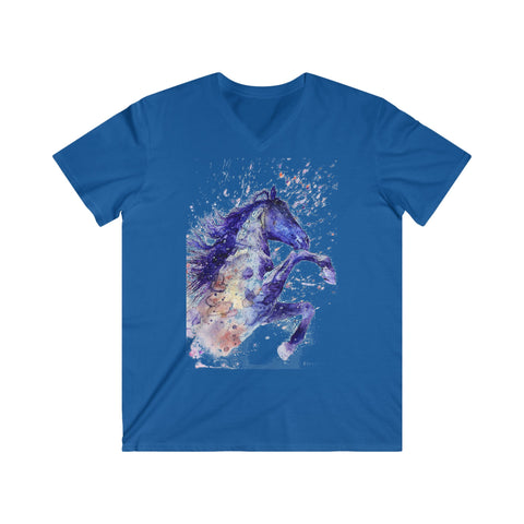 Custom Fitted V-Neck Short Sleeve Tee